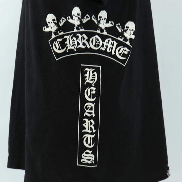 Chrome Hearts Short-sleeved T-shirt cotton L Black Auth am11960M