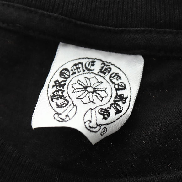 Chrome Hearts Short-sleeved T-shirt cotton L Black Auth am11960M