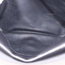 BALLY Double Flap Chain Shoulder Bag Leather Black Gold Auth am11961V-23