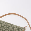 Christian Dior Trotter Canvas Saddle Pouch Khaki Gold Auth am11965V-8