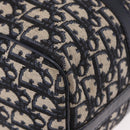 Christian Dior Trotter Canvas mini Boston Bag Navy Silver Auth am11966V-10