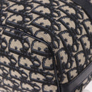 Christian Dior Trotter Canvas mini Boston Bag Navy Silver Auth am11966V-15