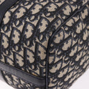 Christian Dior Trotter Canvas mini Boston Bag Navy Silver Auth am11966V-16