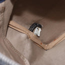Christian Dior Trotter Canvas mini Boston Bag Navy Silver Auth am11966V-11