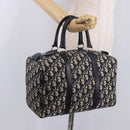 Christian Dior Trotter Canvas mini Boston Bag Navy Silver Auth am11966V-22