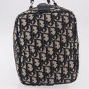 Christian Dior Trotter Canvas mini Boston Bag Navy Silver Auth am11966V-5