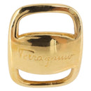 Salvatore Ferragamo Vala Earring Metal Gold Auth am11968V-2