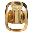 Salvatore Ferragamo Vala Earring Metal Gold Auth am11968V-3