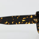 SAINT LAURENT Sunglasses Plastic Brown Gold Auth am11969A-9