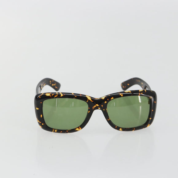 SAINT LAURENT Sunglasses Plastic Brown Gold Auth am11969A