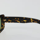 SAINT LAURENT Sunglasses Plastic Brown Gold Auth am11969A-14