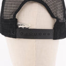Chrome Hearts Tracker Cap Cotton Black White Gold Auth am11970V-14