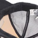 Chrome Hearts Tracker Cap Cotton Black White Gold Auth am11970V-16