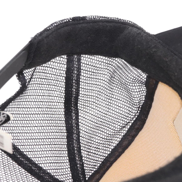 Chrome Hearts Tracker Cap Cotton Black White Gold Auth am11970V