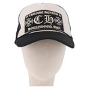 Chrome Hearts Tracker Cap Cotton Black White Gold Auth am11970V-13