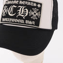 Chrome Hearts Tracker Cap Cotton Black White Gold Auth am11970V-7