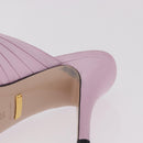 GUCCI GG Marmont Sandals Satin 35 Pink Gold Auth am11971M-10