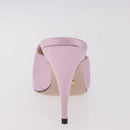 GUCCI GG Marmont Sandals Satin 35 Pink Gold Auth am11971M-13