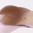 GUCCI GG Marmont Sandals Satin 35 Pink Gold Auth am11971M-17