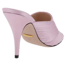 GUCCI GG Marmont Sandals Satin 35 Pink Gold Auth am11971M-19