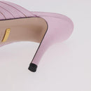 GUCCI GG Marmont Sandals Satin 35 Pink Gold Auth am11971M-26