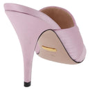 GUCCI GG Marmont Sandals Satin 35 Pink Gold Auth am11971M-3
