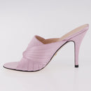 GUCCI GG Marmont Sandals Satin 35 Pink Gold Auth am11971M-5