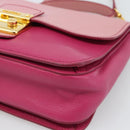 Miu Miu Hand Bag Leather 2way Pink Gold RN0726 Auth am11972V-12