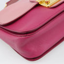 Miu Miu Hand Bag Leather 2way Pink Gold RN0726 Auth am11972V-13