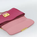 Miu Miu Hand Bag Leather 2way Pink Gold RN0726 Auth am11972V-18