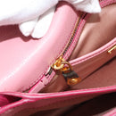 Miu Miu Hand Bag Leather 2way Pink Gold RN0726 Auth am11972V-25