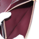 BURBERRY Every Day Shoulder Wallet Leather Bordeaux Gold Auth am11974M-10