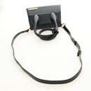 JACQUEMUS Hand Bag Leather 2way Black Gold Auth am11975V-11