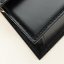 JACQUEMUS Hand Bag Leather 2way Black Gold Auth am11975V-15