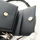 JACQUEMUS Hand Bag Leather 2way Black Gold Auth am11975V-20