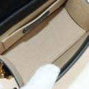 JACQUEMUS Hand Bag Leather 2way Black Gold Auth am11975V-22