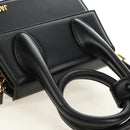 JACQUEMUS Hand Bag Leather 2way Black Gold Auth am11975V-6