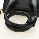 JACQUEMUS Hand Bag Leather 2way Black Gold Auth am11975V-7