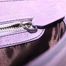 TOD’S Shoulder Hand Bag Suede Leather Purple Silver Auth am11976V-12