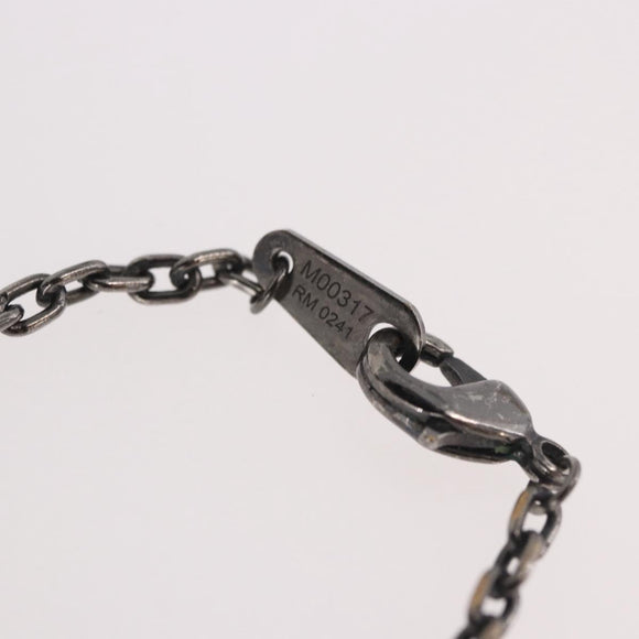 LOUIS VUITTON Necklace metal Silver M00317 LV Auth am11978A