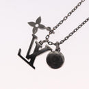 LOUIS VUITTON Necklace metal Silver M00317 LV Auth am11978A-9