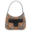 Burberrys Shoulder Bag Canvas Beige Silver Nova Check Auth am11979V-13