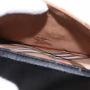 Burberrys Shoulder Bag Canvas Beige Silver Nova Check Auth am11979V-12