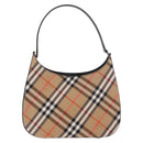 Burberrys Shoulder Bag Canvas Beige Silver Nova Check Auth am11979V-2