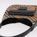 Burberrys Shoulder Bag Canvas Beige Silver Nova Check Auth am11979V-6