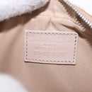 Christian Dior Trotter Canvas Romantic Hand Pouch PVC Beige Silver Auth am11980V-16