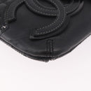 CHANEL Camellia No. 5 Accessories Chain Bag Lamb Skin Black CC Auth am11985M-14