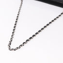 CHANEL Camellia No. 5 Accessories Chain Bag Lamb Skin Black CC Auth am11985M-7