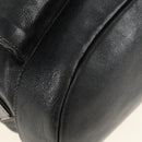 PRADA Backpack Leather Black VZ0053 Auth am11989V-11