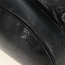 PRADA Backpack Leather Black VZ0053 Auth am11989V-12